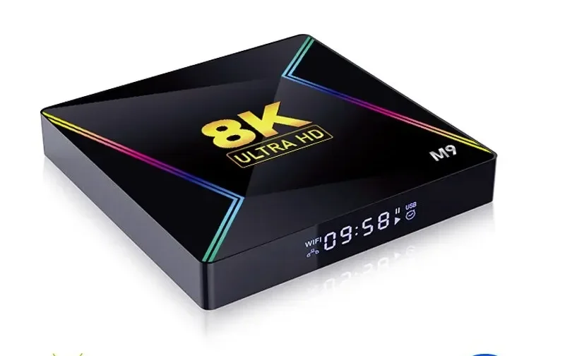 M9 x3 Smart TV Box Amlogic S905X3 Android 9.0 8K 4GB RAM 128GB ROM Dual Wifi Media Player Google Player Youtube Set Top BoX